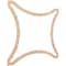 Ekena Millwork 23 38W x 23 38H x 14T Small Lilley Decorative Fretwork Wood Ceiling Panels, Red Oak CELW23X23X0250LEYRO - alternate 8